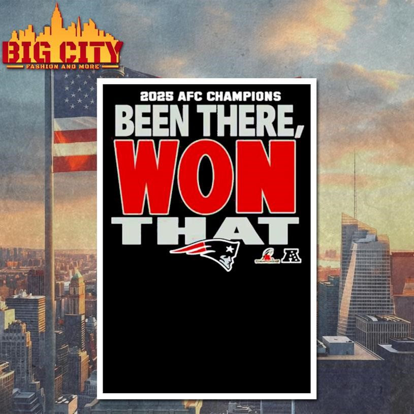 Patriots AFC Champions 2025 Shirt