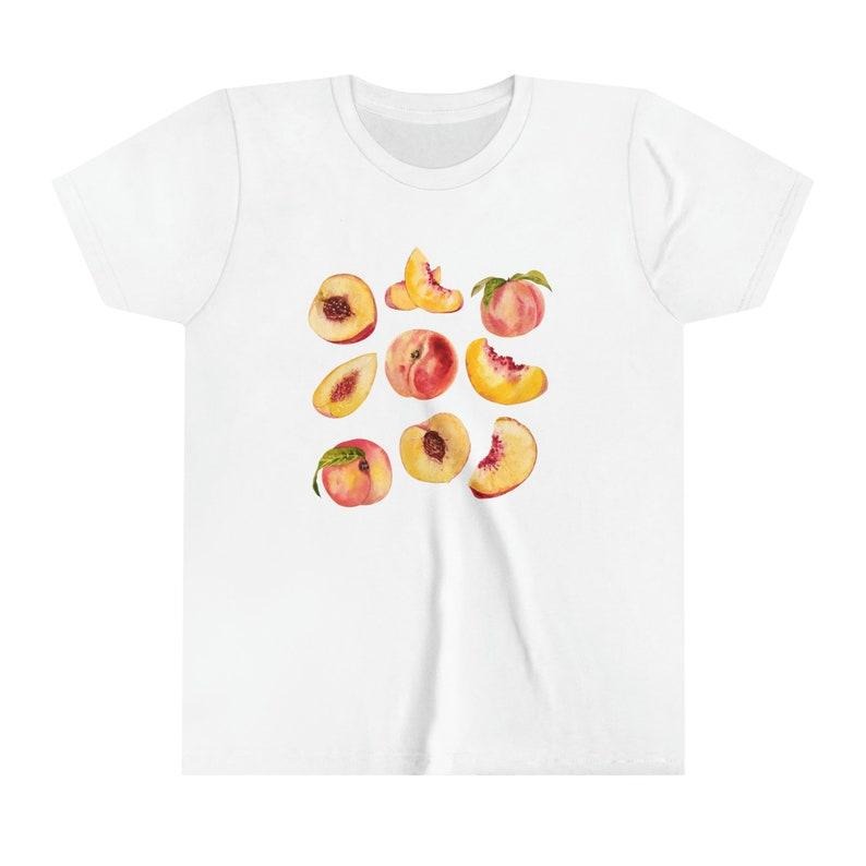 Peaches Baby Tee Graphic Cotton