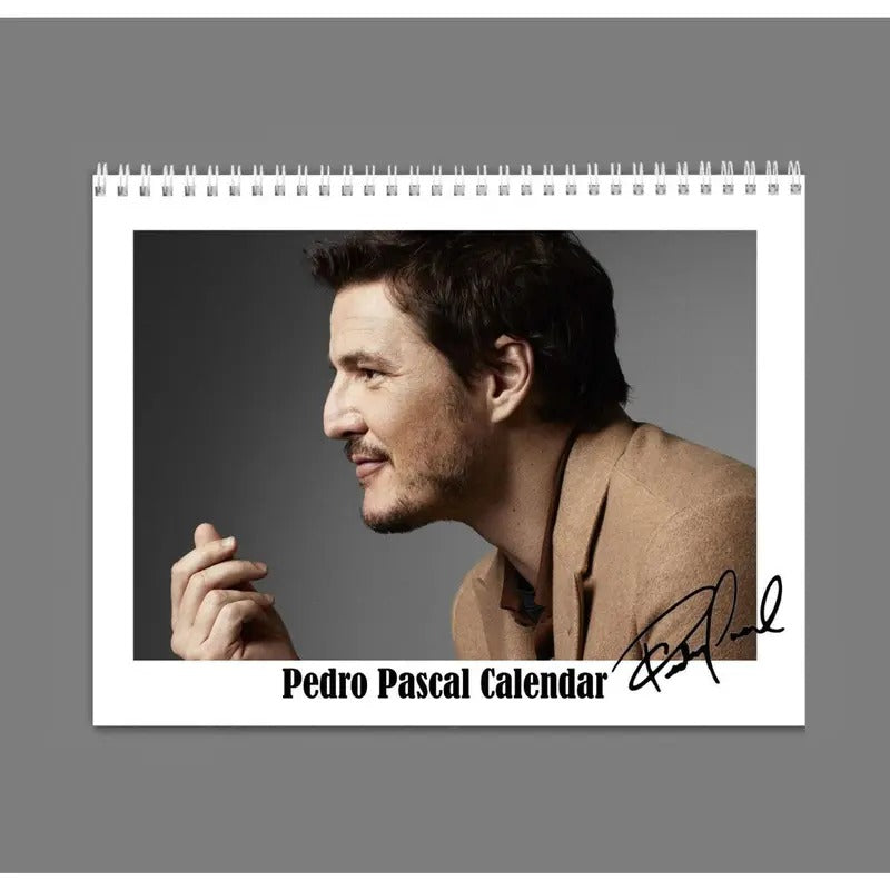 Pedro Pascal Vintage 2025 Wall Calendar Planner, Gladiator 2 Movie Calendar, Gift For Her, Pedro Pascal Celebrity Merchandise, Celebrity Crush Merch