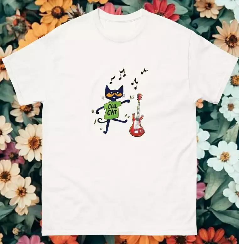 Pete the Cat Dancing Tee Shirt, Size S-3XL Hoodie, Sweatshirt | InkThreadWorks.com