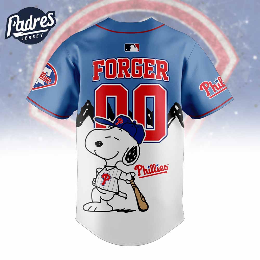 Philadelphia Phillies x Peanuts Personalized Baseball Jersey For Fans 2025 - Padres Jersey Oasis: Elevate Your Baseball Style Game