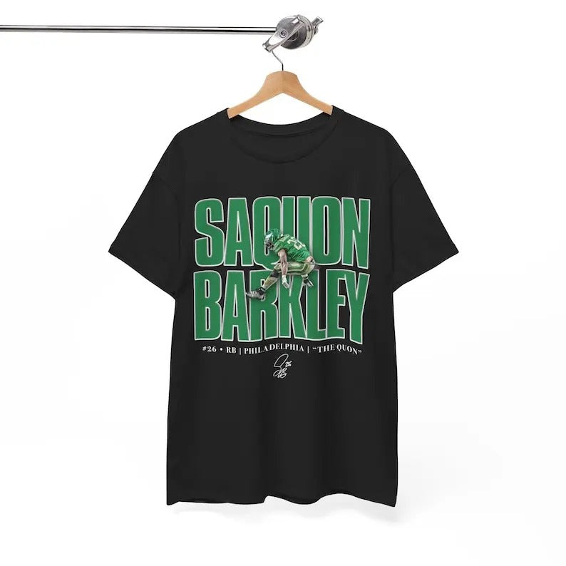 Philadelphia Saquon Barkley Hurdle Illustration Shirt Hoodie, Sweatshirt | InkThreadWorks.com
