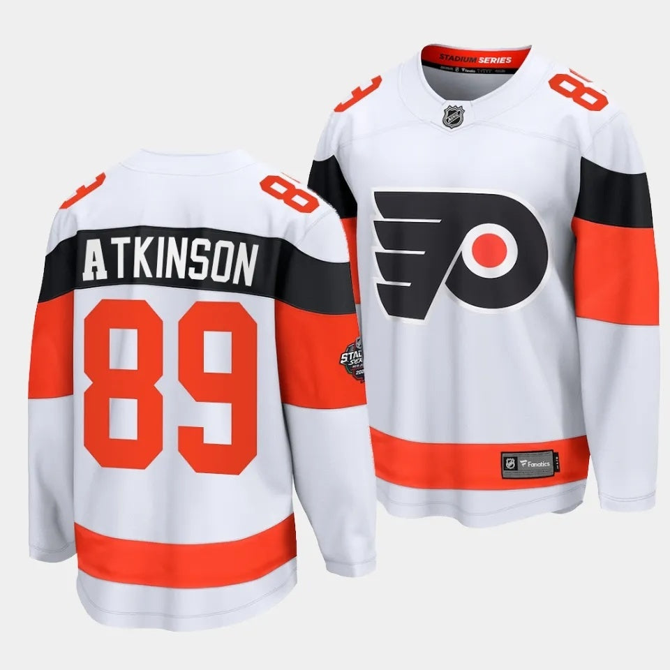 Philadelphia Flyers #89 Cam Atkinson 2024 NHL Stadium Series Jersey – White