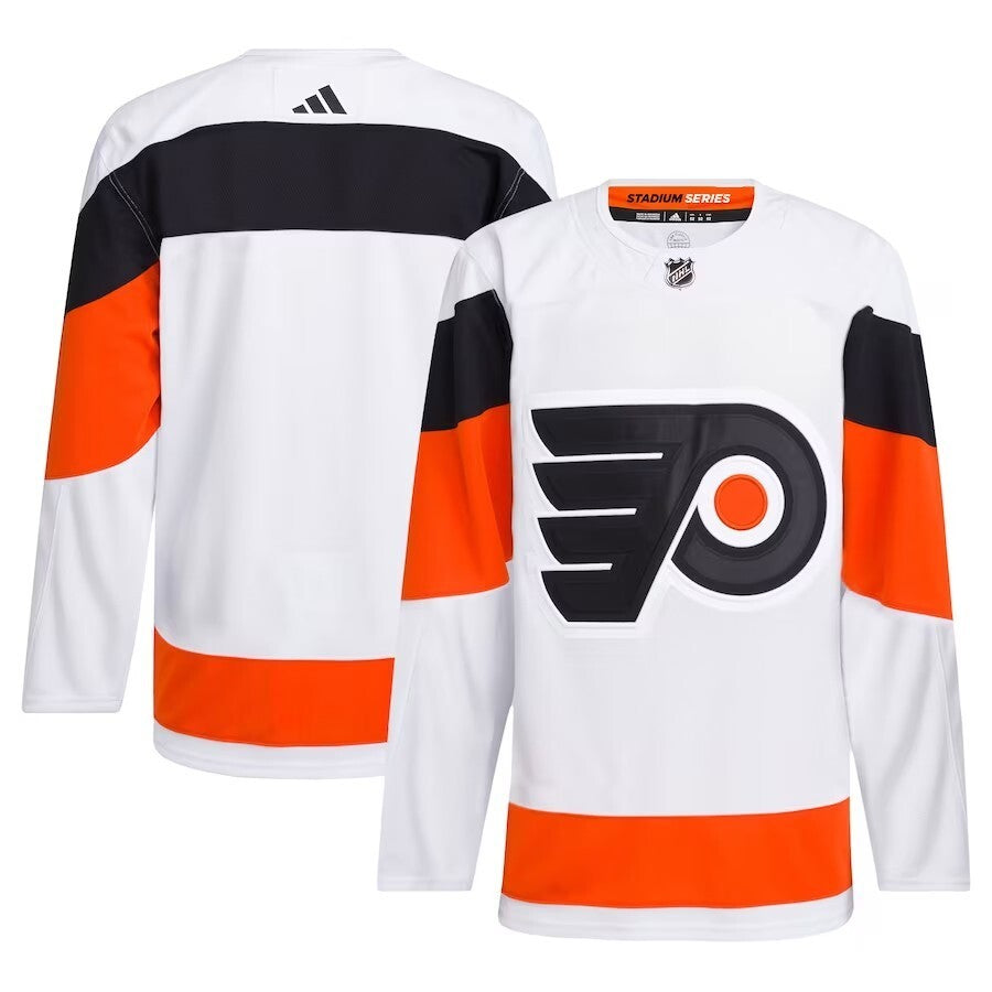 Philadelphia Flyers adidas 2024 NHL Stadium Series Primegreen Authentic Jersey – White