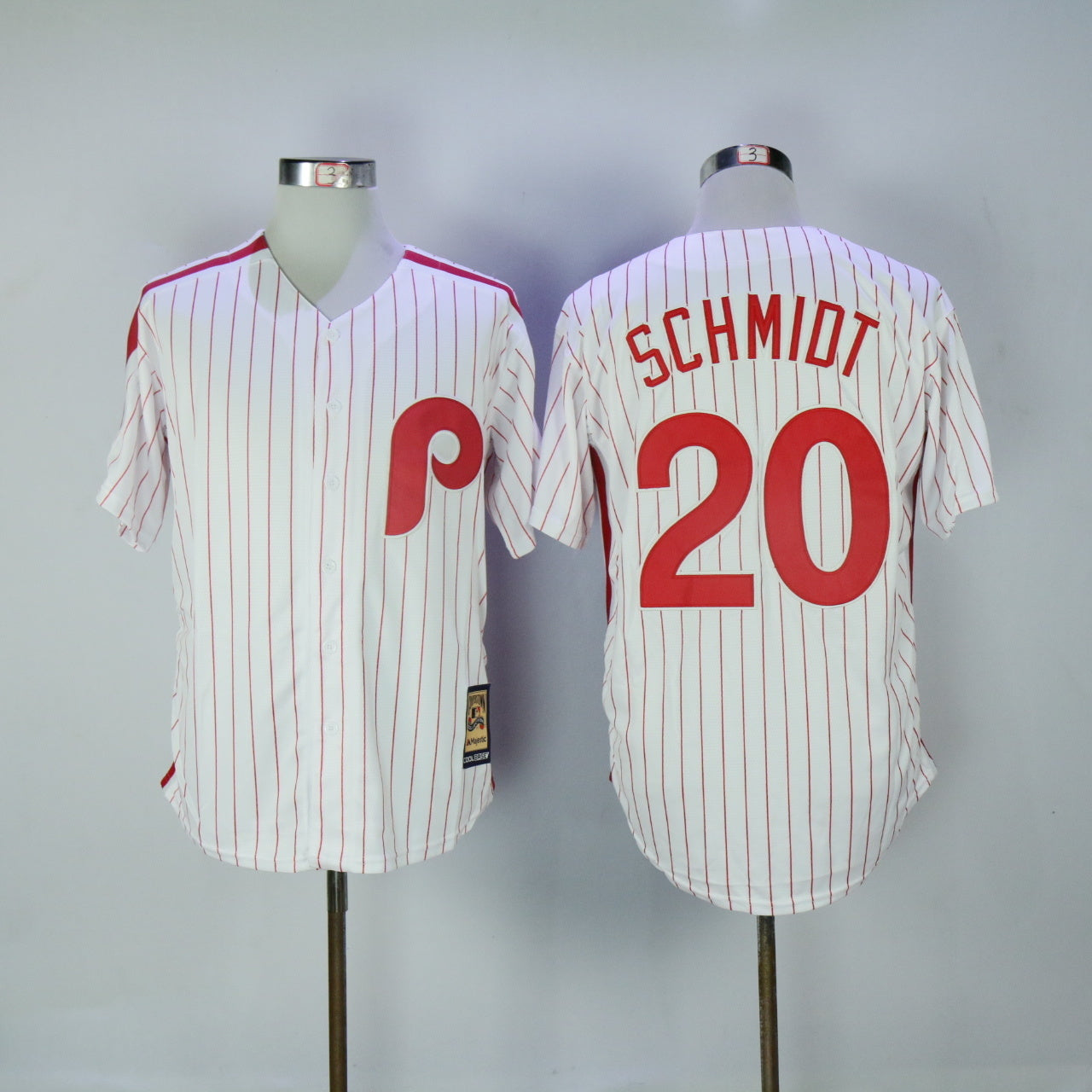 Philadelphia Phillies #20 Mike Schmidt Phillies 20 White Red Retro Fan