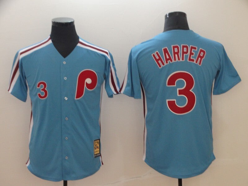 Philadelphia Phillies #3 Bryce Harper R Style 1