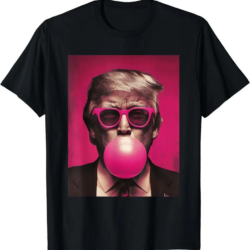 Pink Sunglasses Trump Bubble Gum T-Shirt Hoodie, Sweatshirt | InkThreadWorks.com