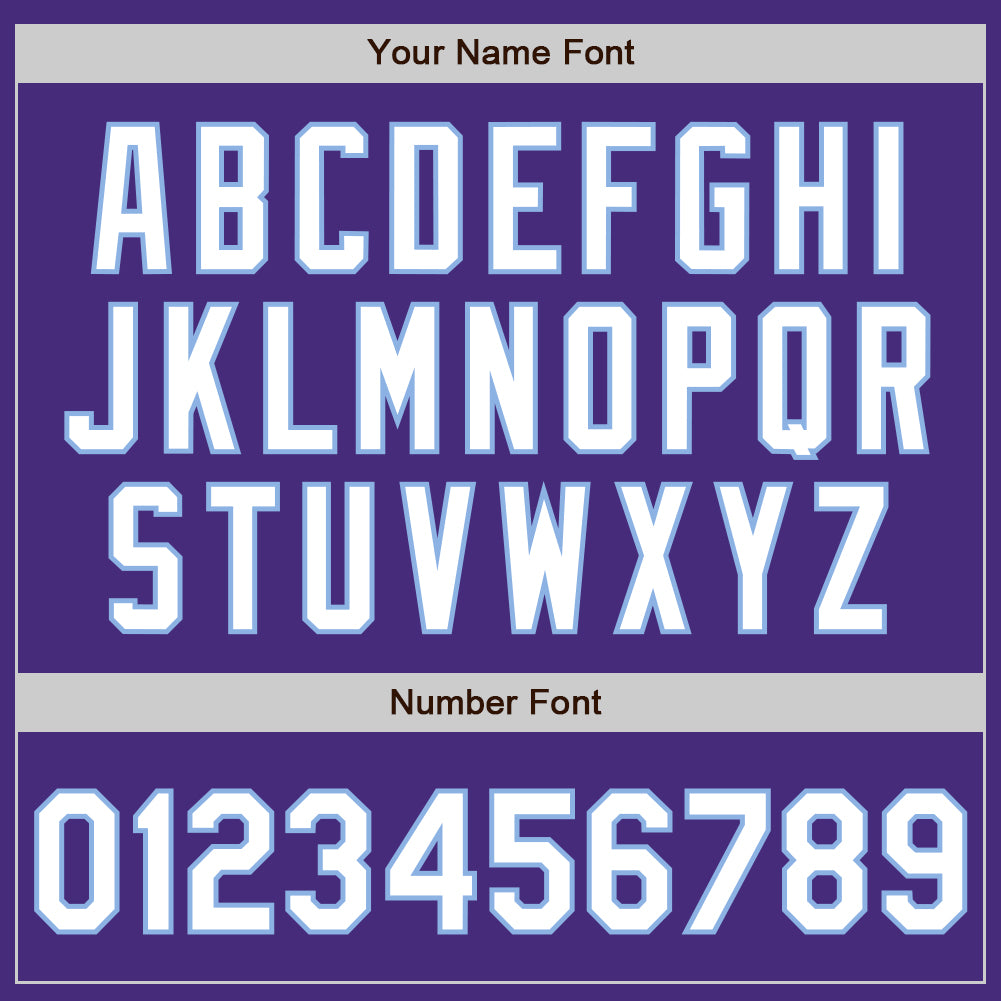 Custom Purple White-Light Blue Gradient Classic Vertical Stripe Authentic Baseball Jersey