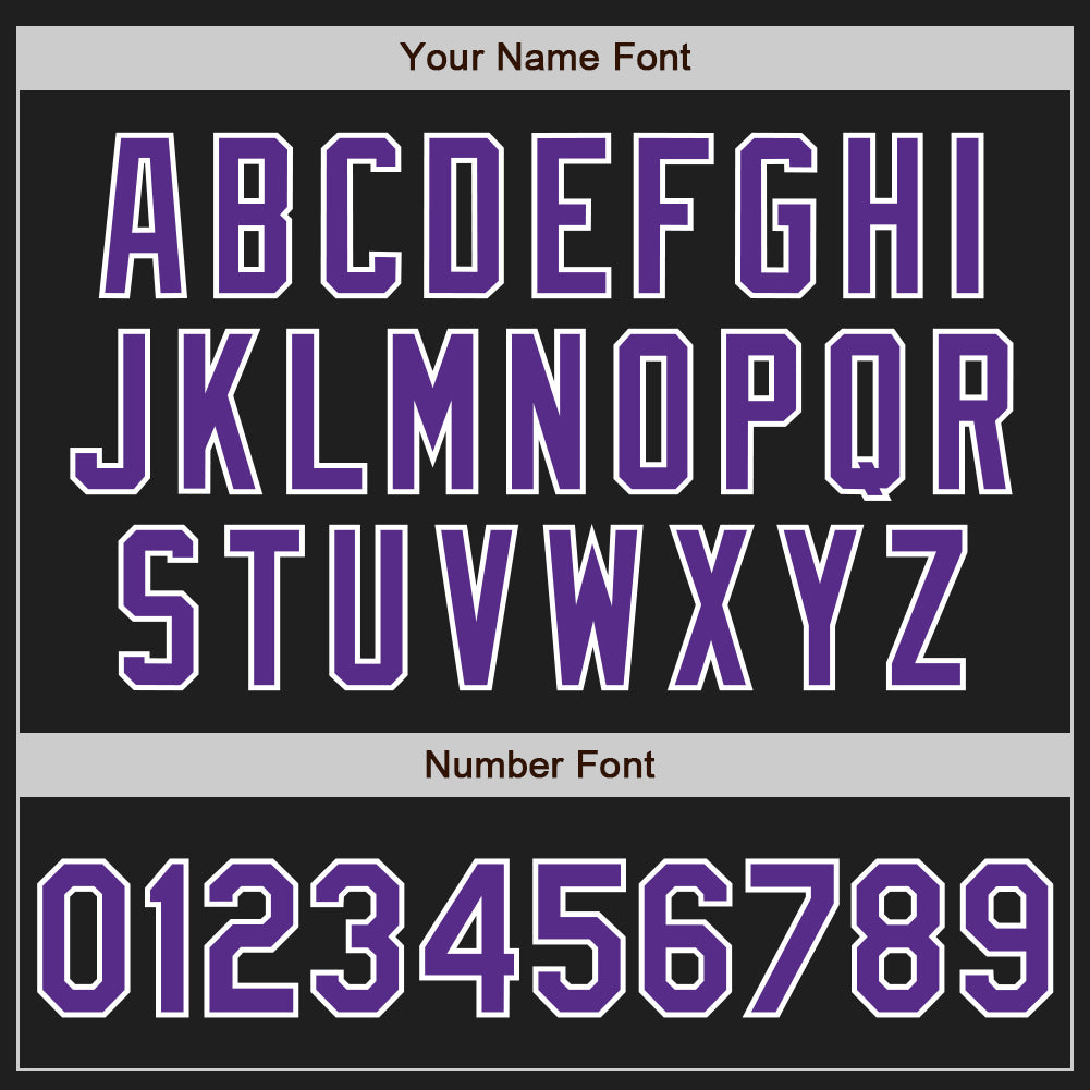 Custom Black Purple-White Classic Vertical Stripe Fluid Liquid Texture Authentic Baseball Jersey