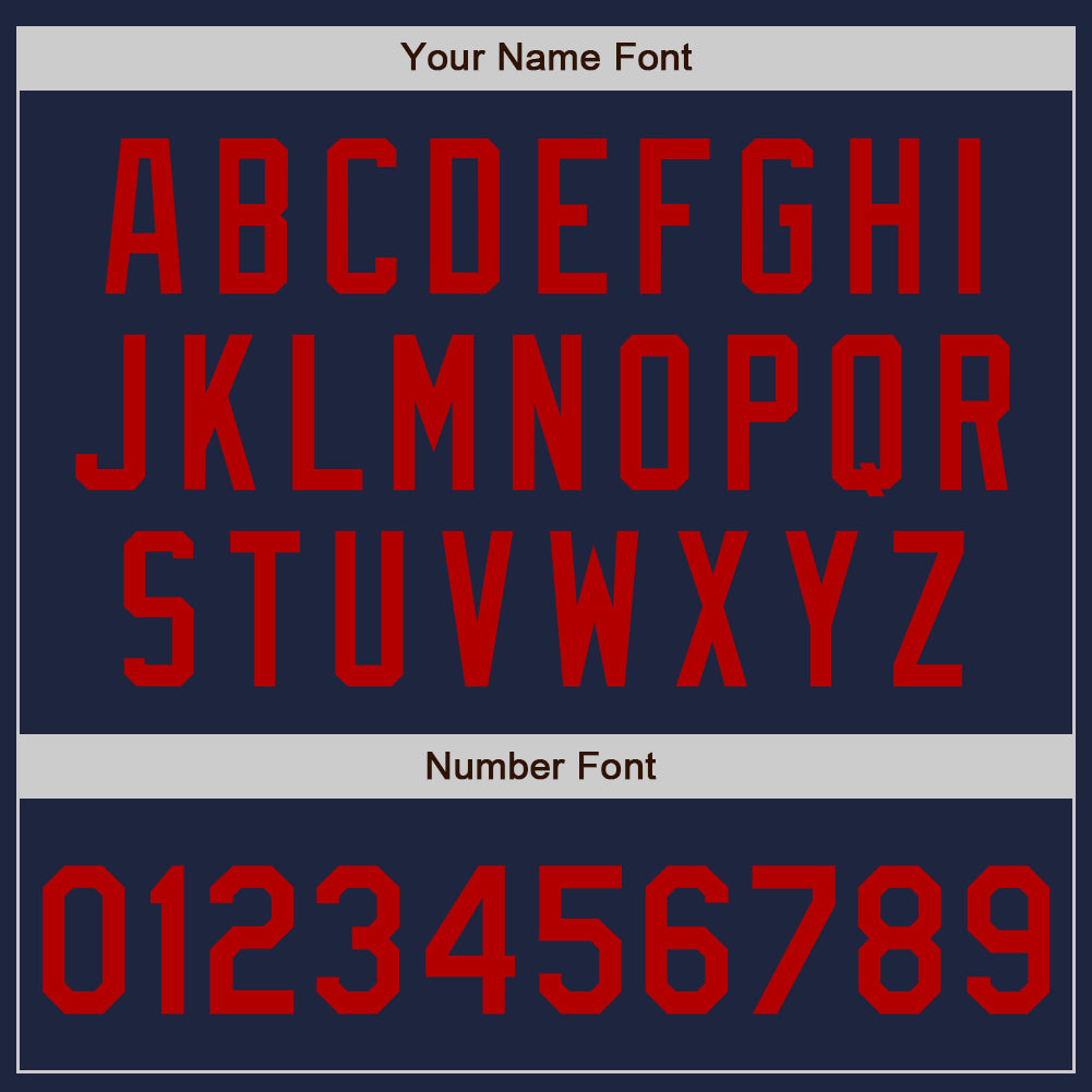 Custom Navy Red-Gold Classic Vertical Stripe Fluid Liquid Texture Authentic Baseball Jersey