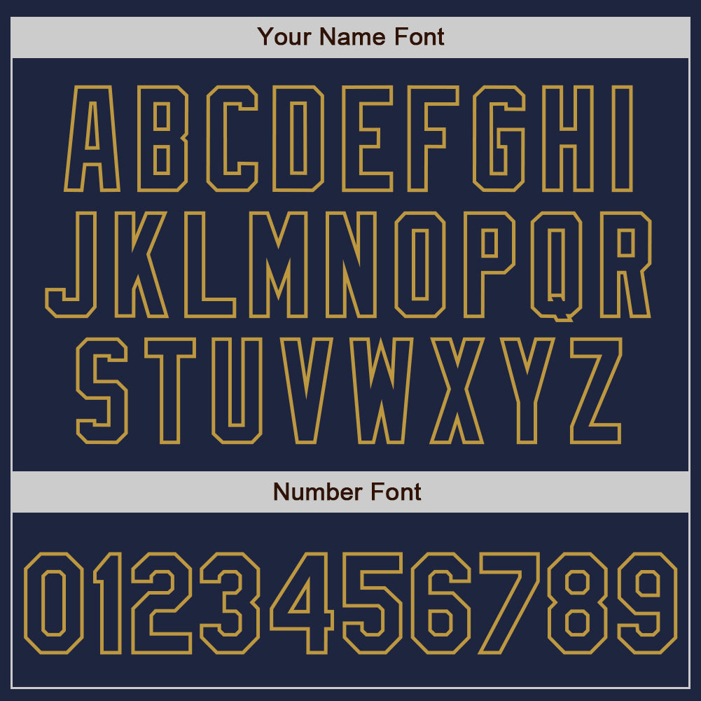 Custom Navy-Old Gold Classic Vertical Stripe Fluid Liquid Texture Authentic Baseball Jersey
