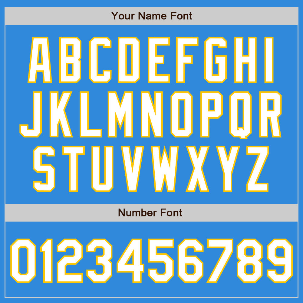 Custom Electric Blue White-Yellow Classic Vertical Stripe Fluid Liquid Texture Authentic Baseball Jersey