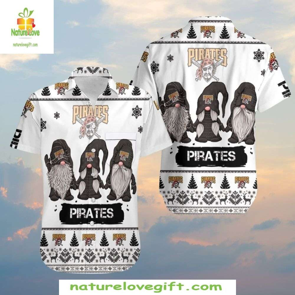 Pittsburgh Pirates MLB Hawaiian Shirt Holiday Festive Baseball Apparel