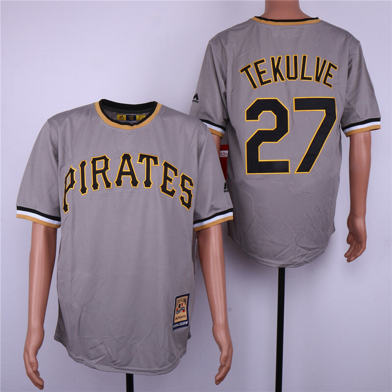 Pittsburgh Pirates #27 Kent Tekulve Pirates 27 Gray