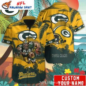 Player's Paradise - Green Bay Packers Customizable Player Hawaiian Shirt