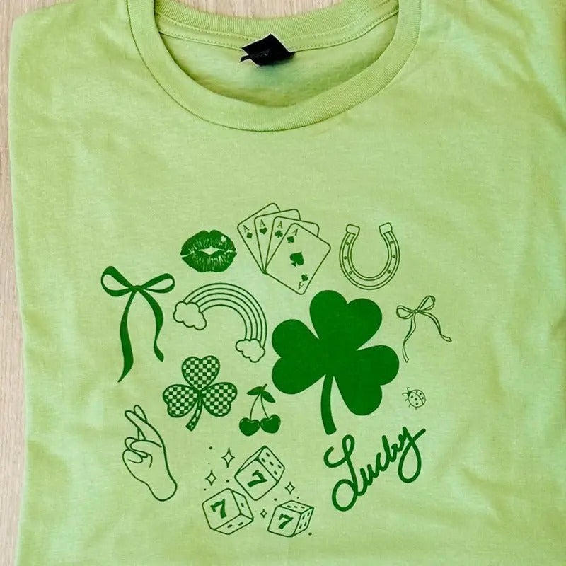 'Please, Let Me Be Lucky' T-Shirt, St. Patrick's Day