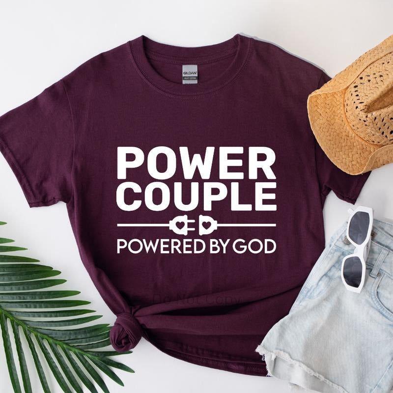 Power Couple Screen Print Transfer T-Shirts, Hoodie, Sweatshirt | InkThreadWorks.com