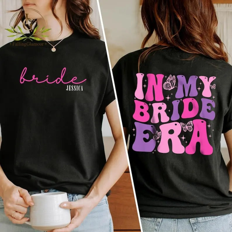 Premium Bride Shirt, Wedding Gift, In My Bride Era Shirt, Bridal Party Gift, Bride Team Tee, Bridesmaid Gift,...