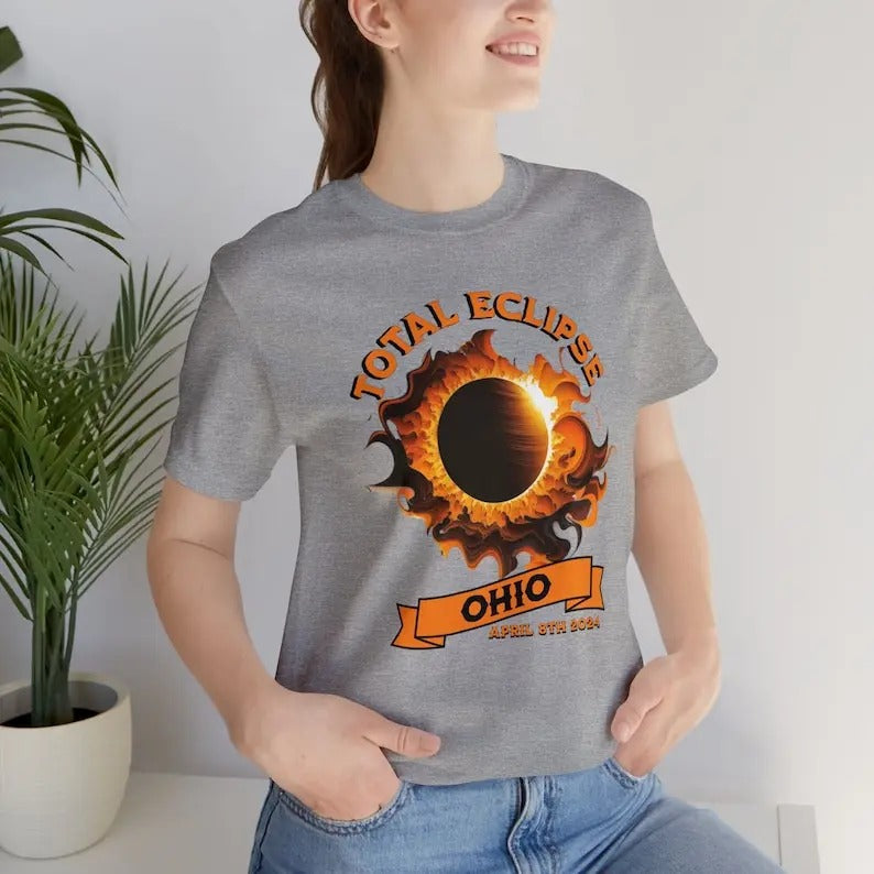 Premium Custom Total Solar Eclipse April 2024 Shirt, America Totality Eclipse 2024 Personalized Solar Eclipse Souvenir...