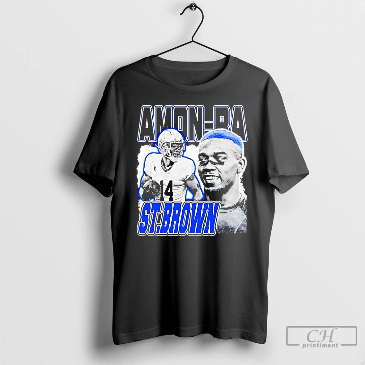 Premium Amon Ra St Brown Dreams Detroit Lions Graphic Vintage T-Shirts, Hoodie, Sweatshirt | InkThreadWorks.com