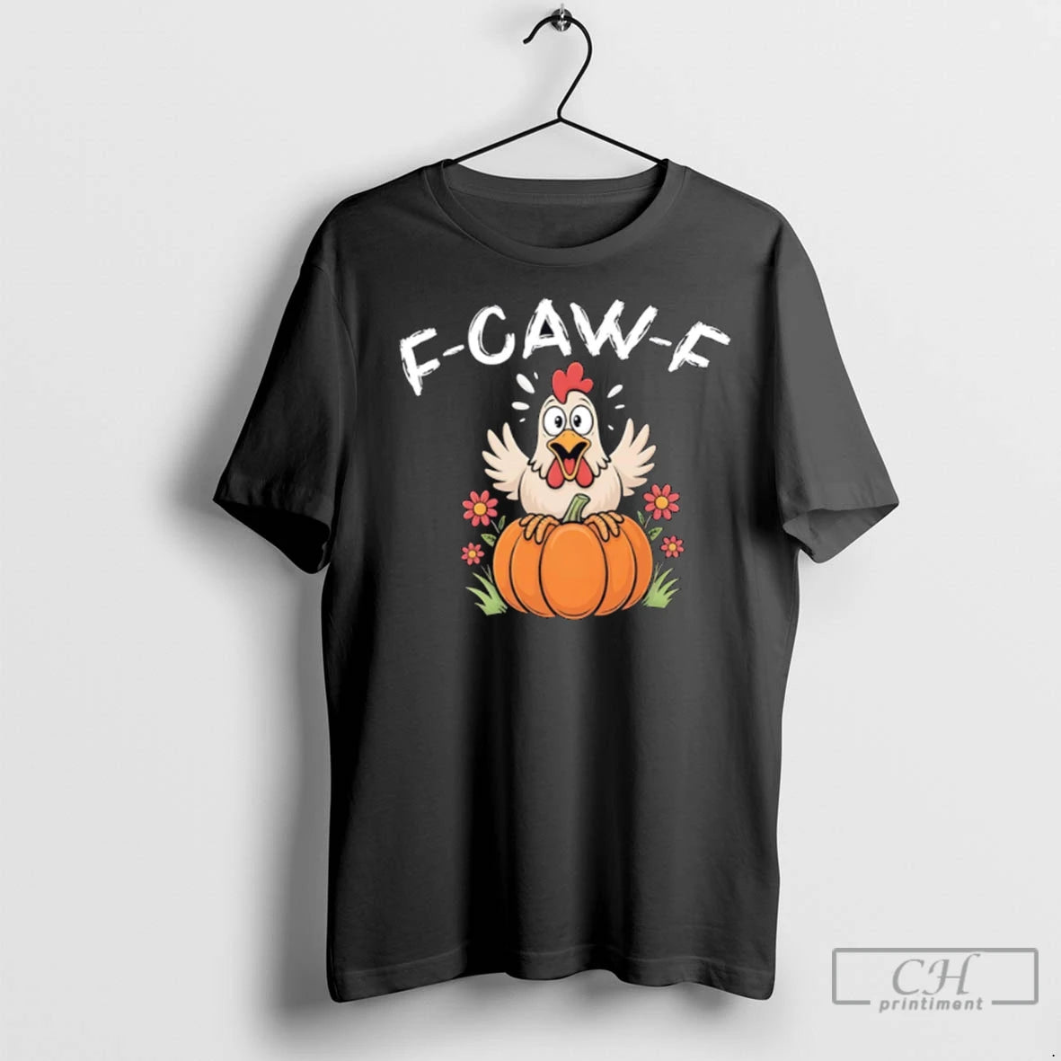 Premium F Caw F Halloween Funny Sassy Raven Rooster