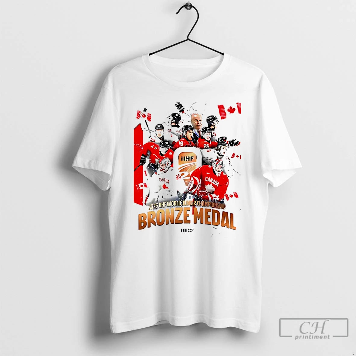 Premium Hockey Canada 2026 Iihf World Junior Champions Bronze Medal T-Shirts, Hoodie, Sweatshirt | InkThreadWorks.com