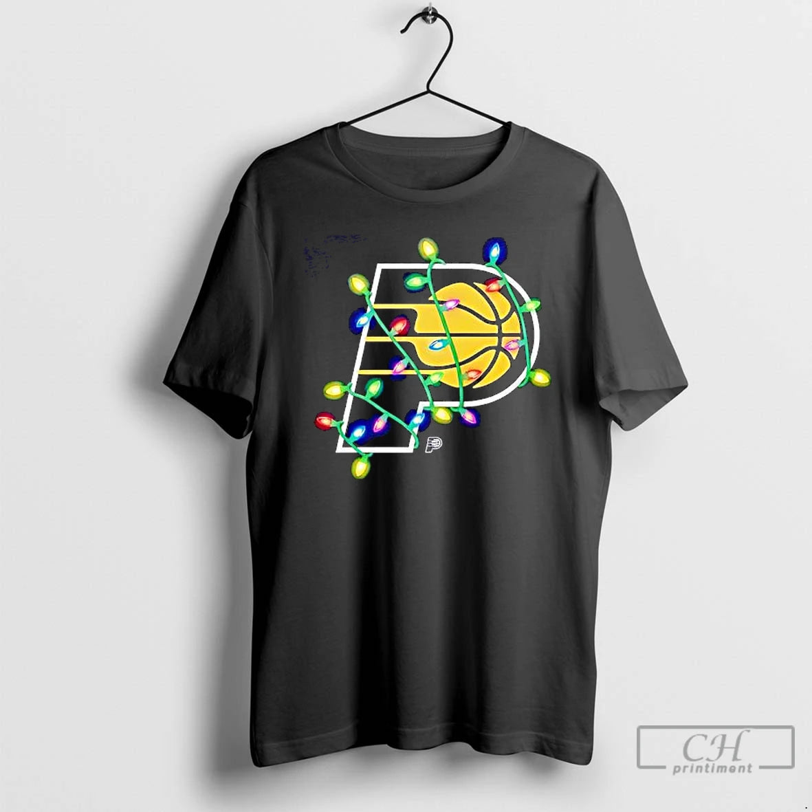 Premium Indiana Pacers Logo Lights Merry Christmas T-Shirts, Hoodie, Sweatshirt | InkThreadWorks.com