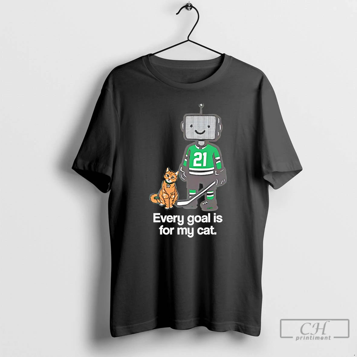 Premium Jason Robertson Dallas Stars Nhl Hockey Every Goal Is For My Cat T Shirts Hoodie, Sweatshirt | InkThreadWorks.com
