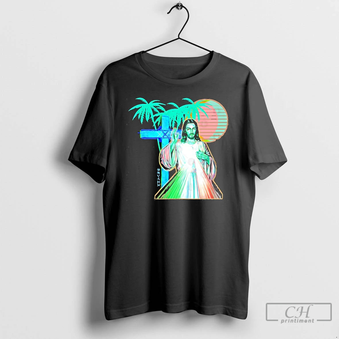 Jesus Vaporwave Synthwave T-Shirts, Hoodie, Sweatshirt