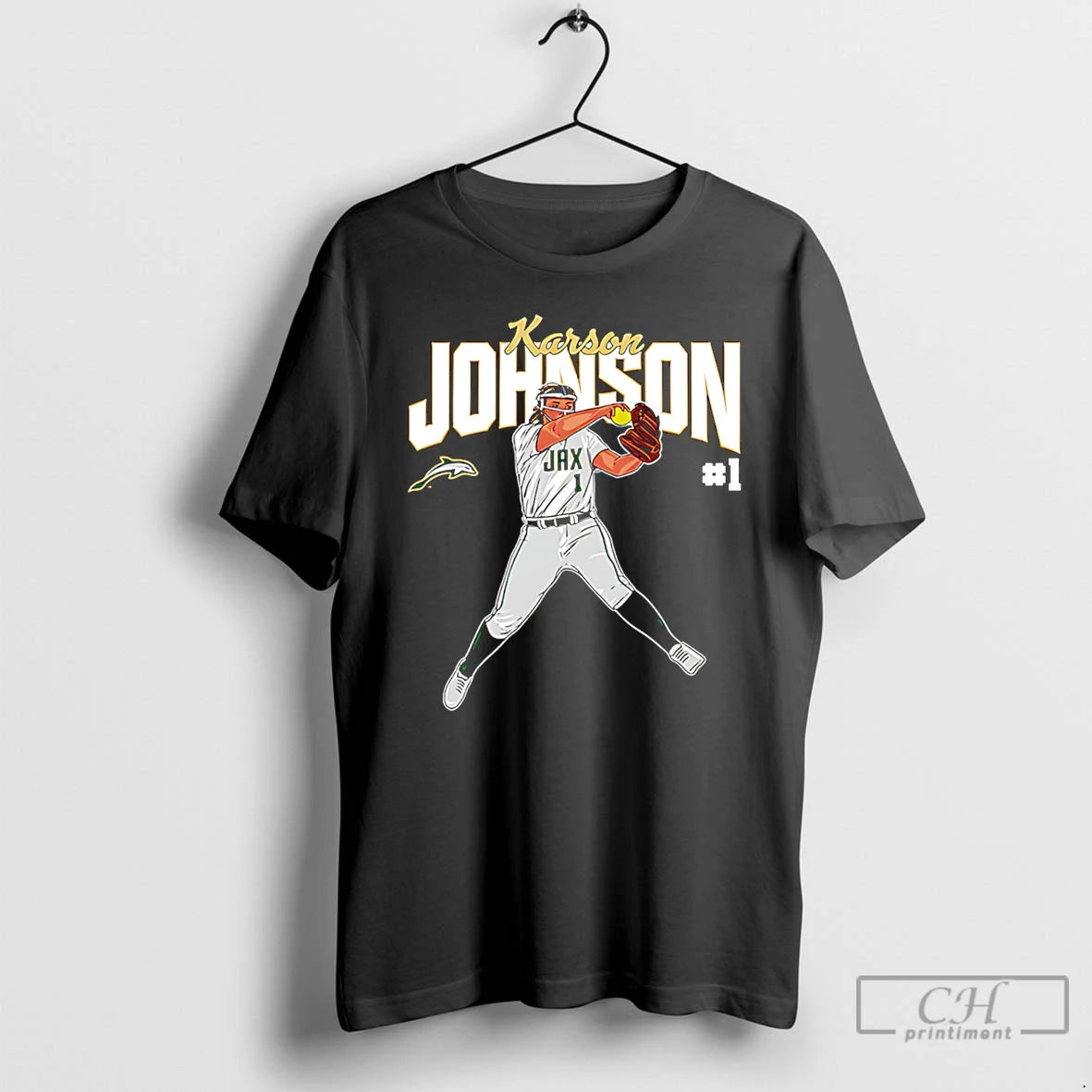 Premium Karson Johnson Jacksonville Softball Ncaa Legends Caricature T-Shirts, Hoodie, Sweatshirt | InkThreadWorks.com