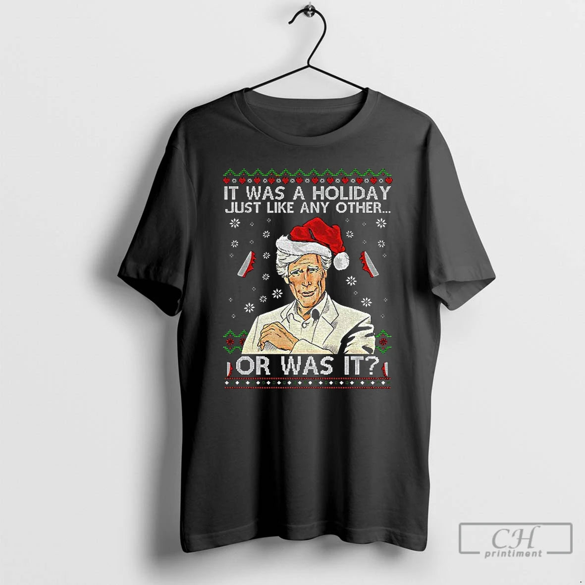 Premium Keith Morrison It Was A Holiday Just Like Any Other Or Was It Merry T-Shirts, Hoodie, Sweatshirt | InkThreadWorks.com