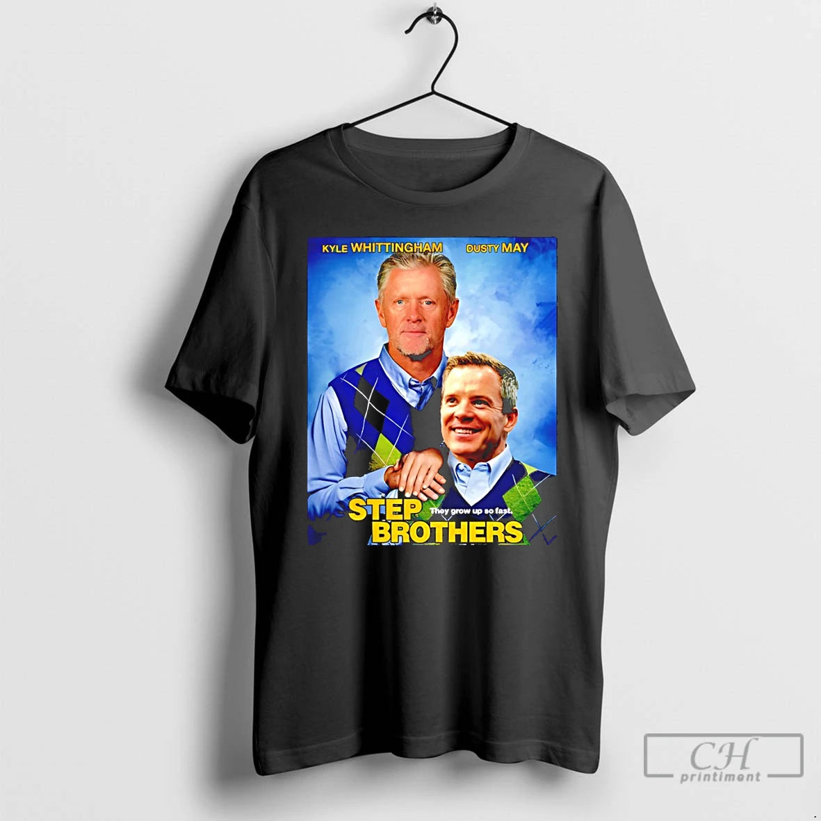 Premium Kyle Whittingham Vs Dusty May Coach Step Brother They Grow Up So Fast Vintage T-Shirts, Hoodie, Sweatshirt
