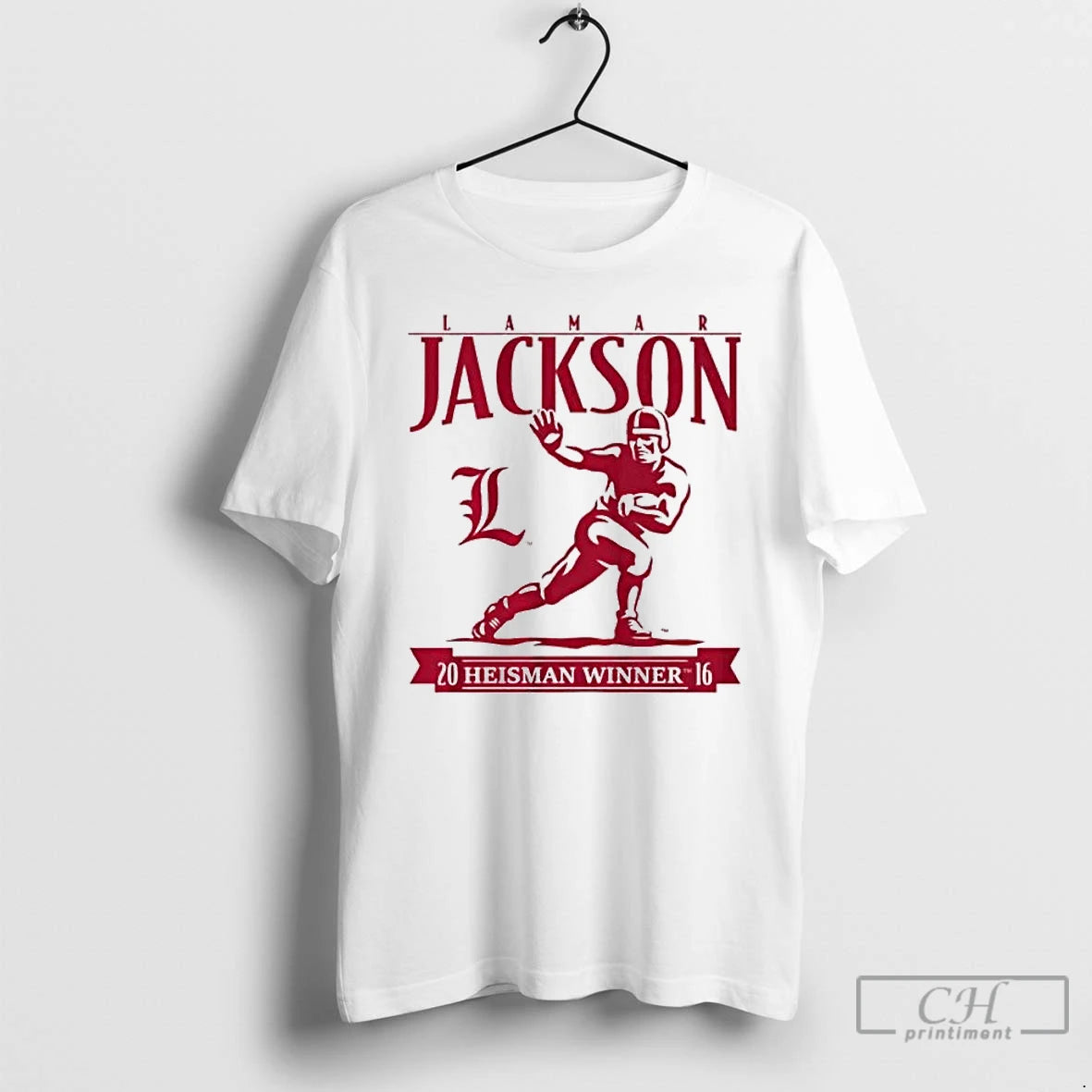Premium Lamar Jackson Heisman Trophy Winner Louisville Football T-Shirts, Hoodie, Sweatshirt | InkThreadWorks.com