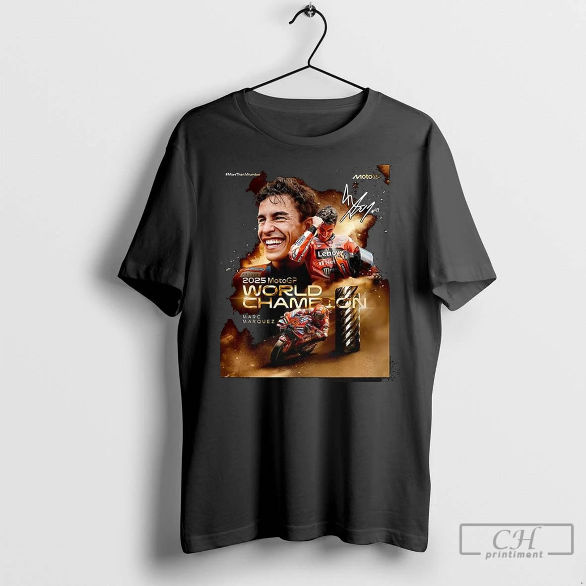 Premium Marc Marquez 2025 Motogp World Champion Signature