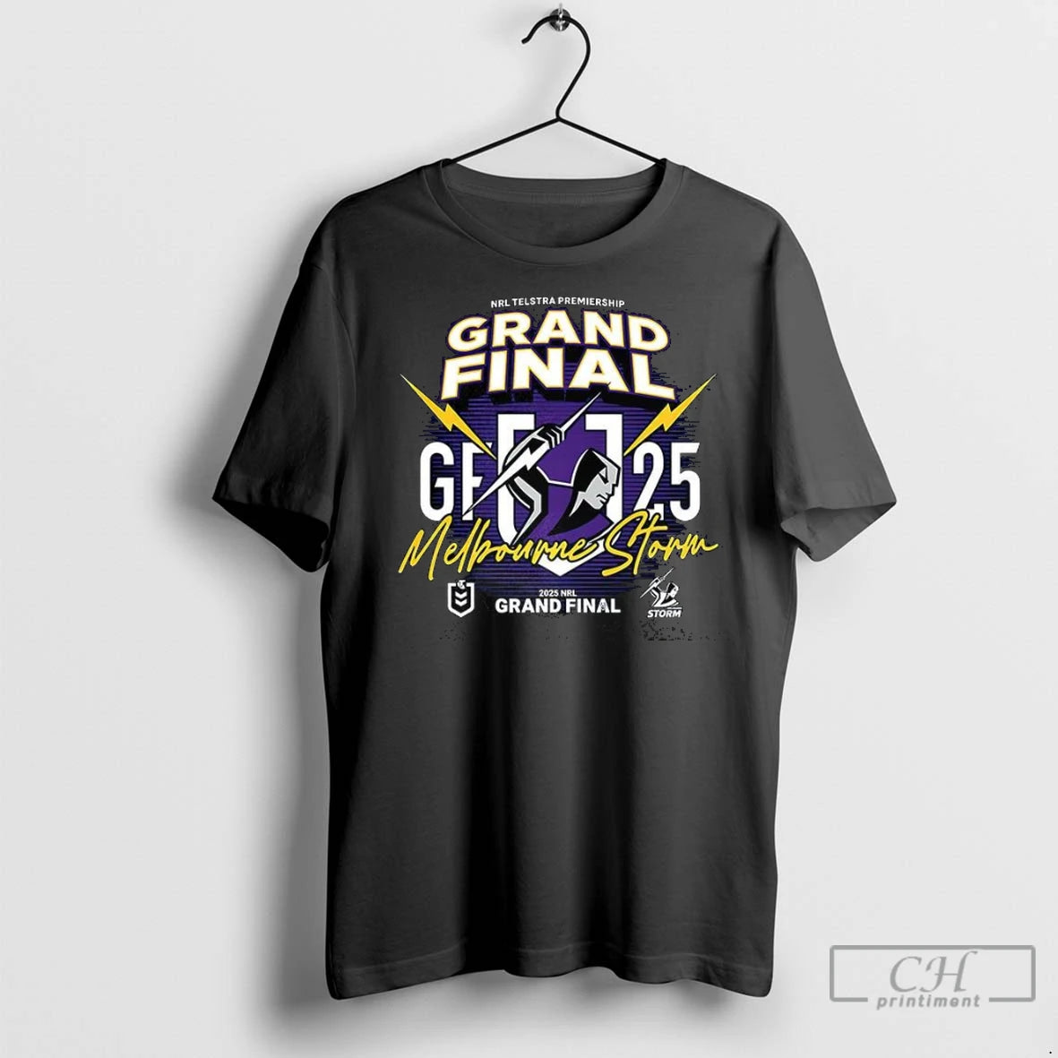 Premium Melbourne Storm 2025 Nrl Mens Grand Final