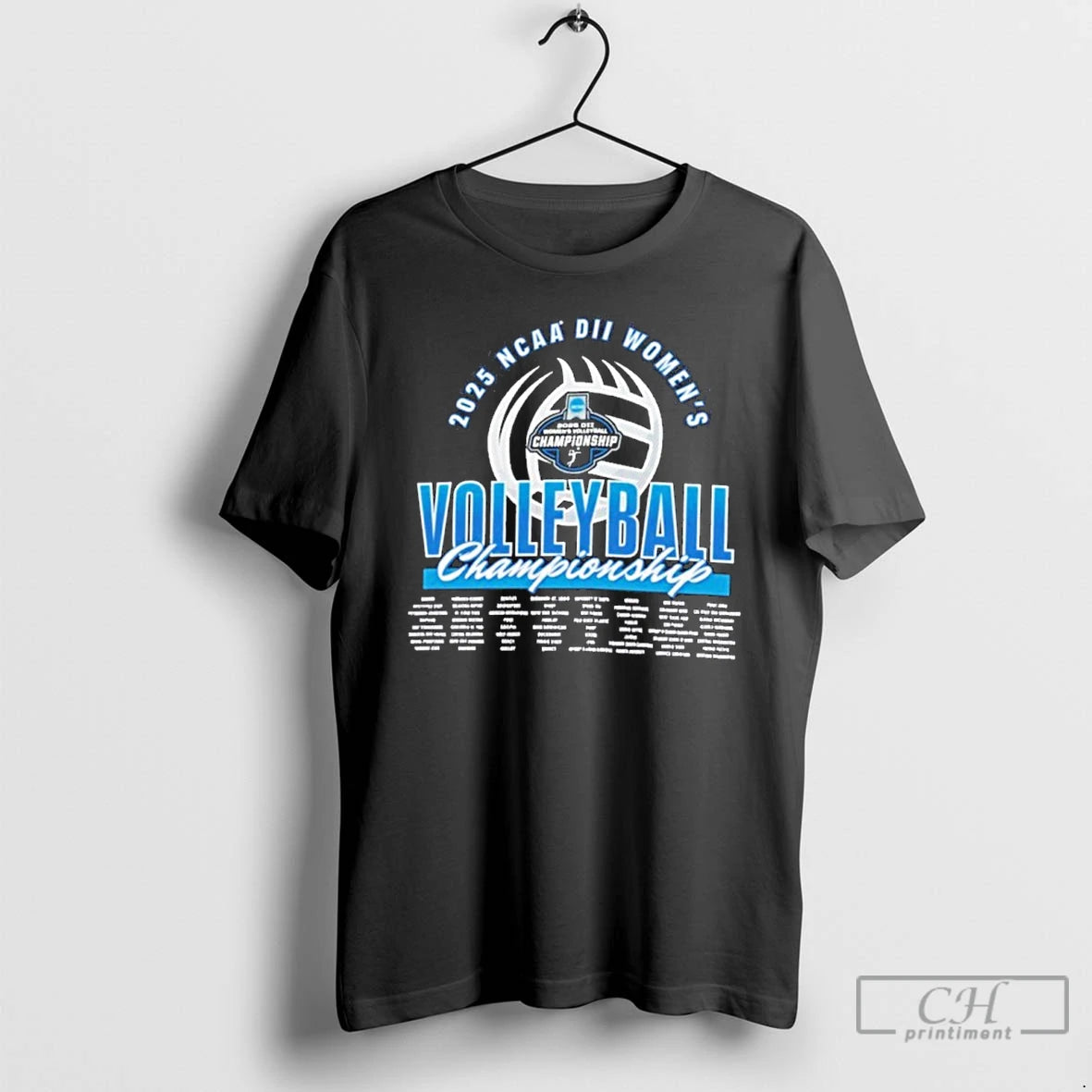 Premium Ncaa Dii Womens Volleyball Championship 2025 T-Shirts, Hoodie, Sweatshirt | InkThreadWorks.com