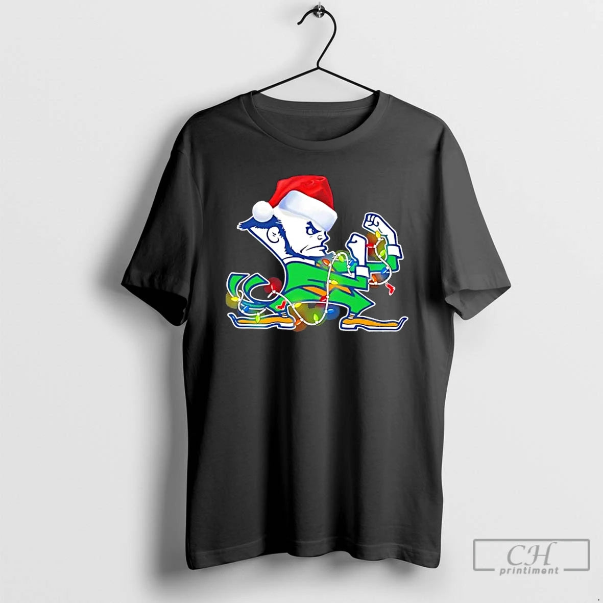 Notre Dame Fighting Irish Logo Lights T-Shirts, Hoodie, Sweatshirt