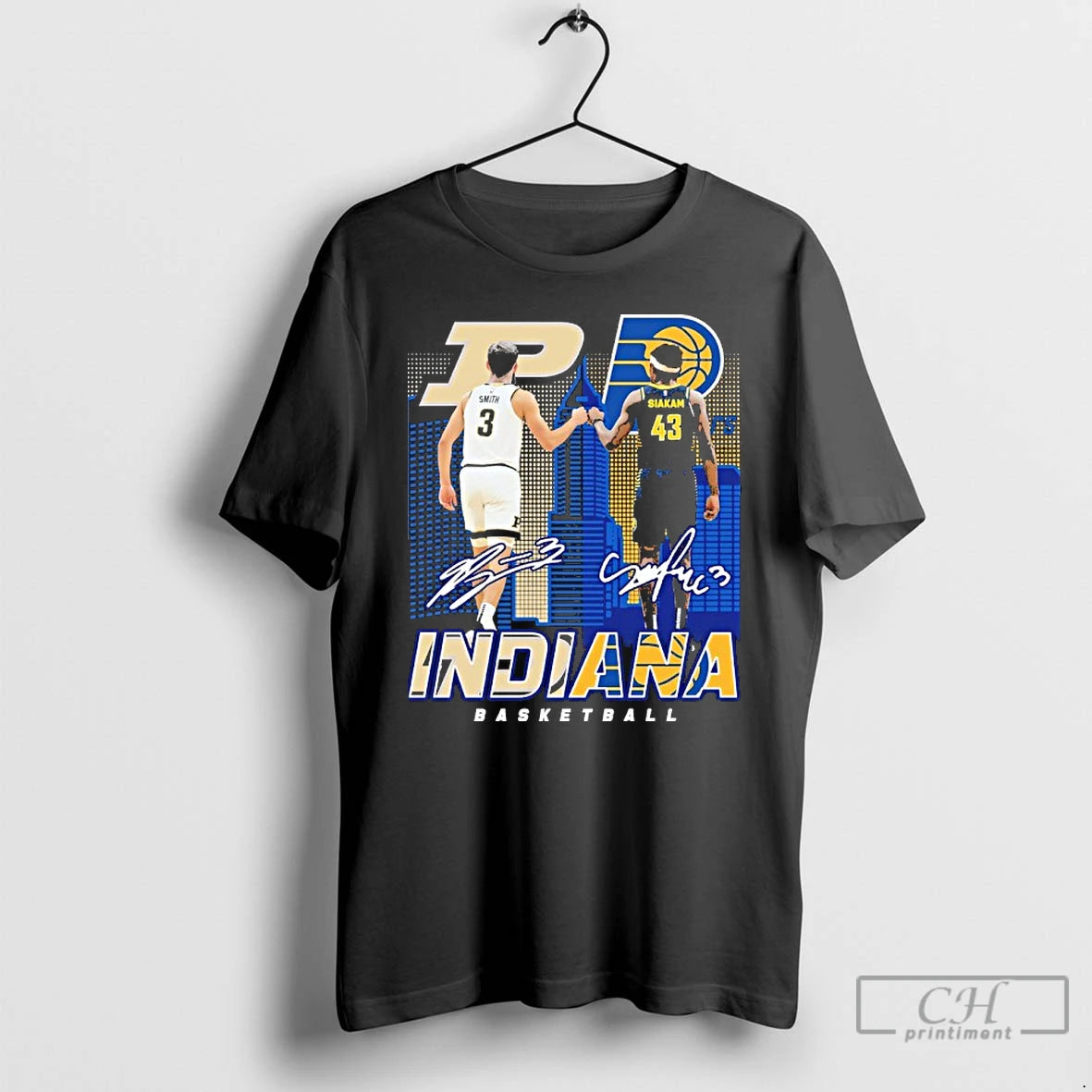 Premium Purdue Braden Smith And Pacers Pascal Siakam Indiana Basketball T-Shirts, Hoodie, Sweatshirt | InkThreadWorks.com