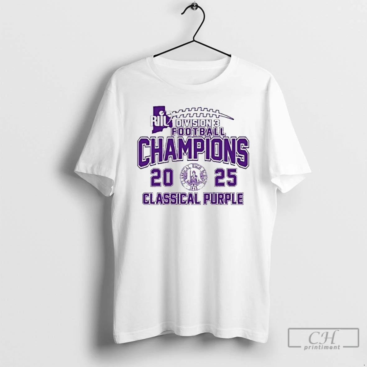 Premium Purple 2025 Riil Division 3 Football Champions Ornaments T-Shirts, Hoodie, Sweatshirt | InkThreadWorks.com