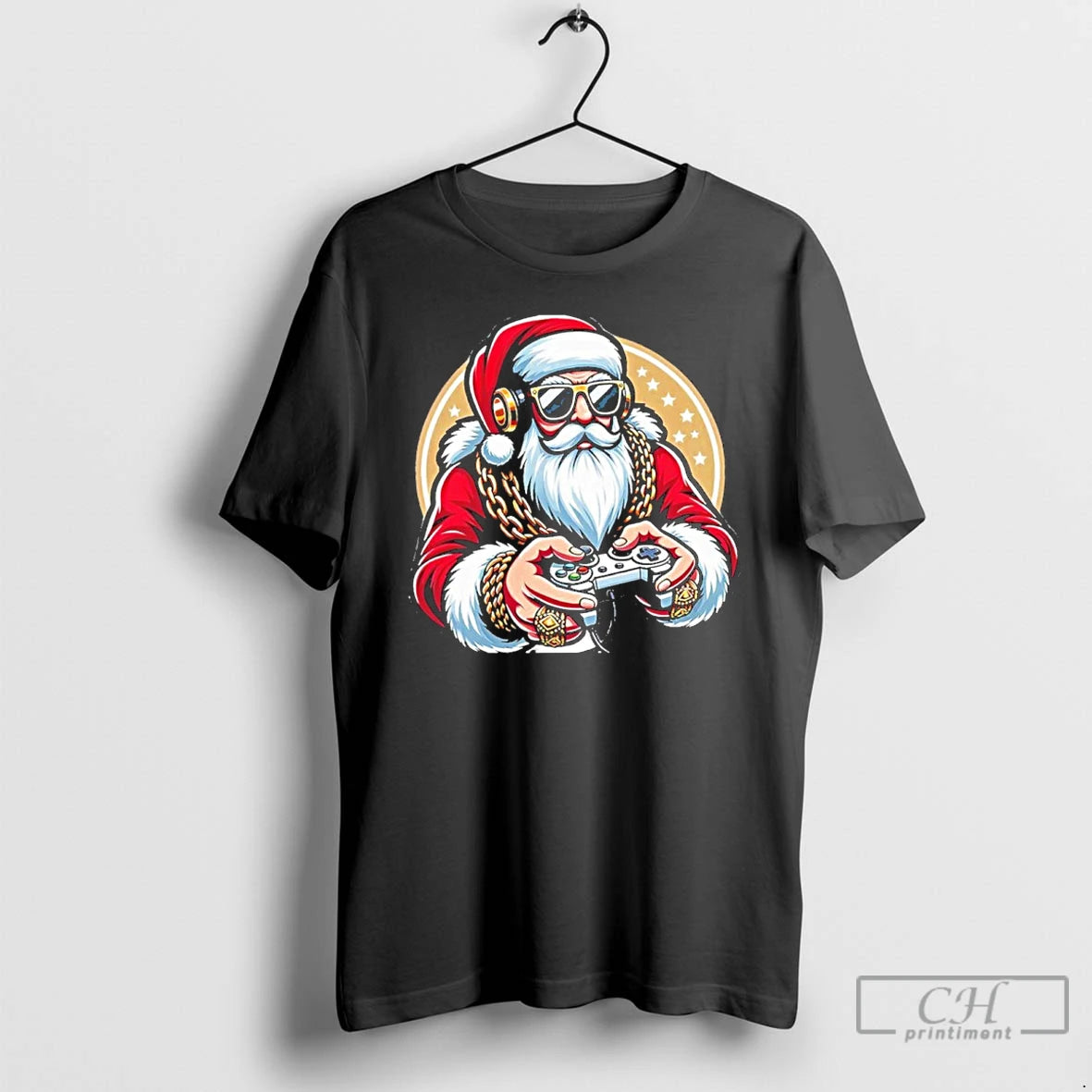 Premium Santa Claus Player Game T-Shirts, Hoodie, Sweatshirt | InkThreadWorks.com