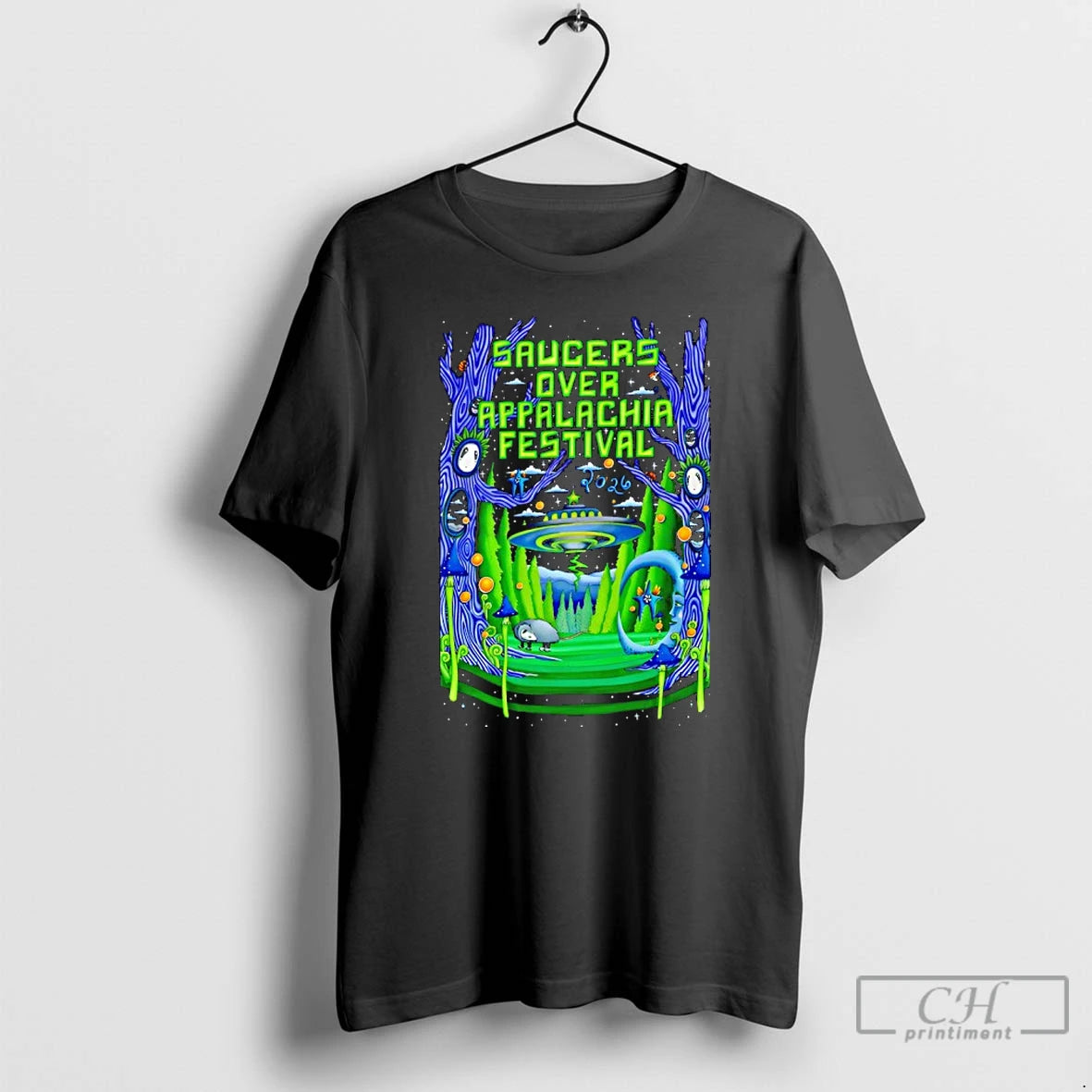 Premium Saucers Over Appalachia Festival Jun 13 2026 In Bristol Va T-Shirts, Hoodie, Sweatshirt | InkThreadWorks.com