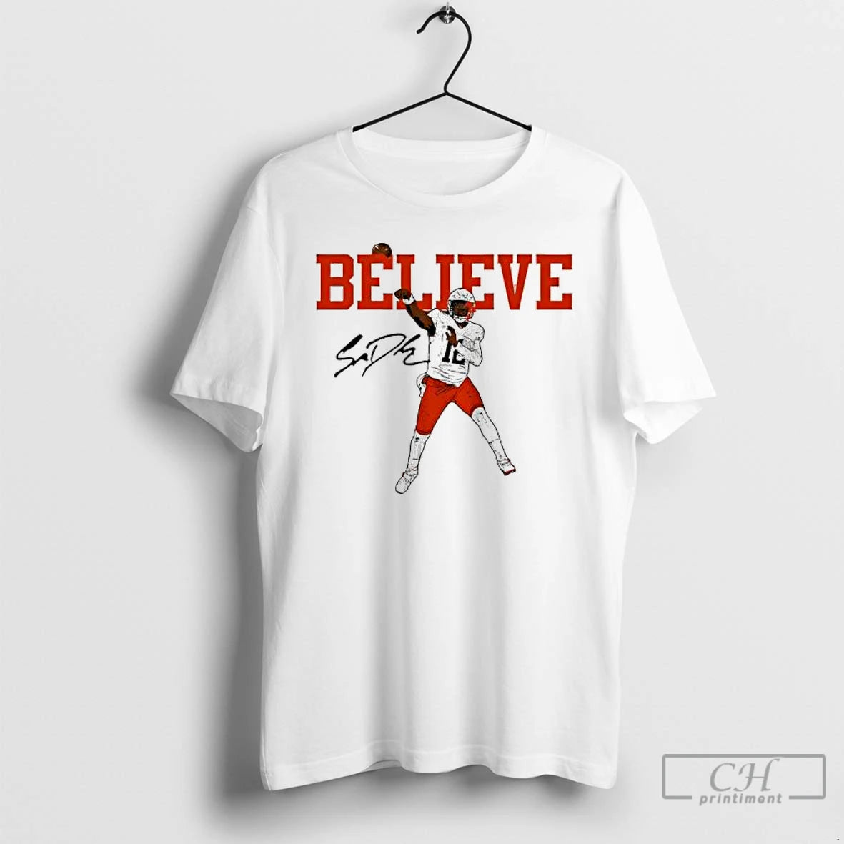 Premium Shedeur Sanders Believe Cleveland Browns Signature T-Shirts, Hoodie, Sweatshirt | InkThreadWorks.com