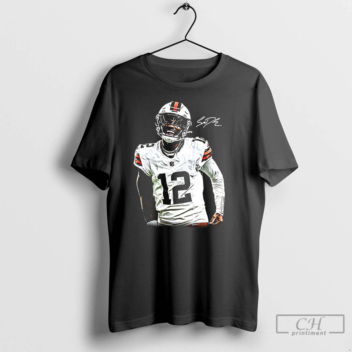 Premium Shedeur Sanders Cleveland Browns Football The Debut Signature T-Shirts, Hoodie, Sweatshirt | InkThreadWorks.com