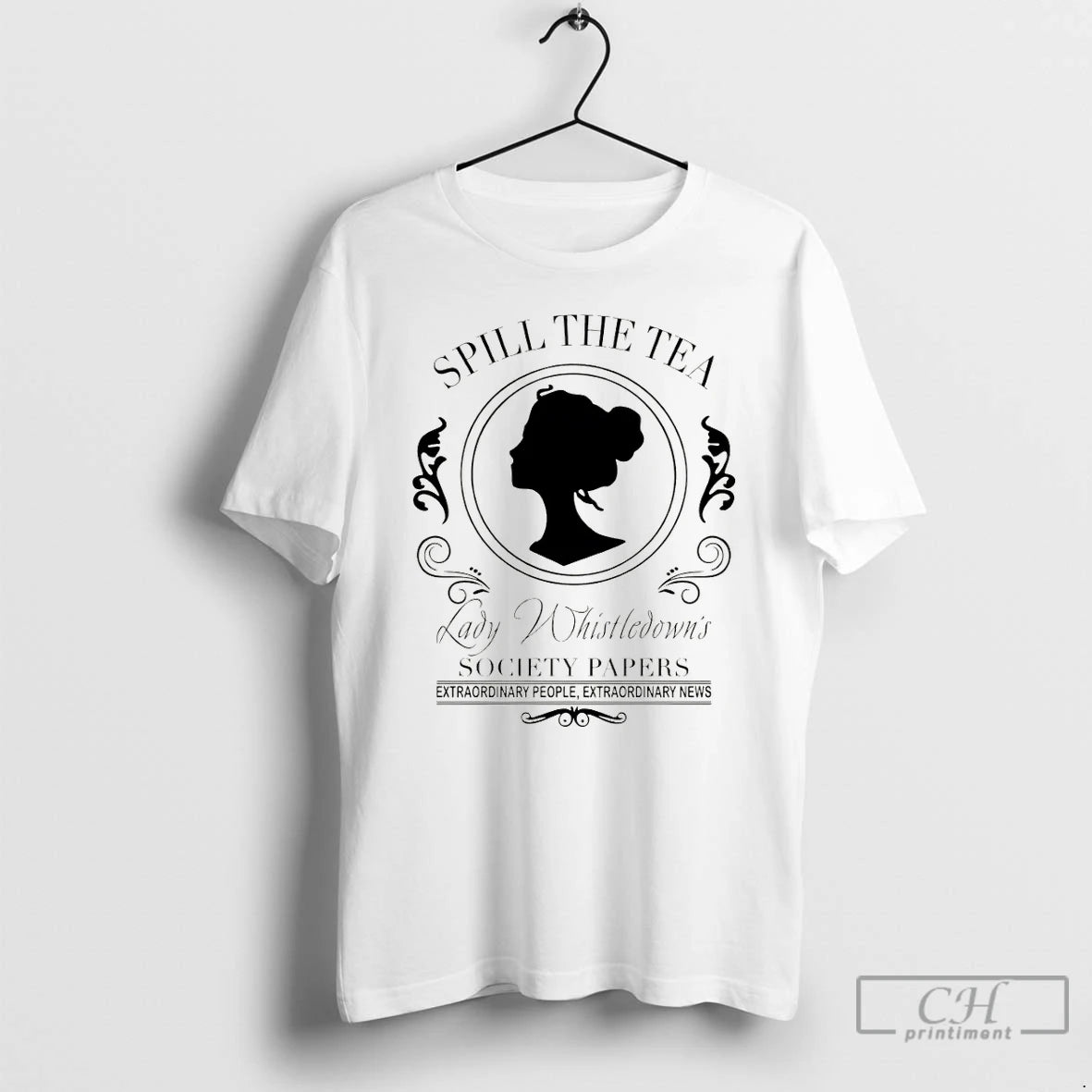 Premium Spill The Tea Lady Whistledown Society Papers Vintage T-Shirts, Hoodie, Sweatshirt | InkThreadWorks.com