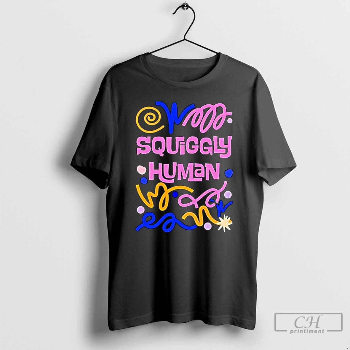 Premium Squiggly Human Design T-Shirts, Hoodie, Sweatshirt | InkThreadWorks.com