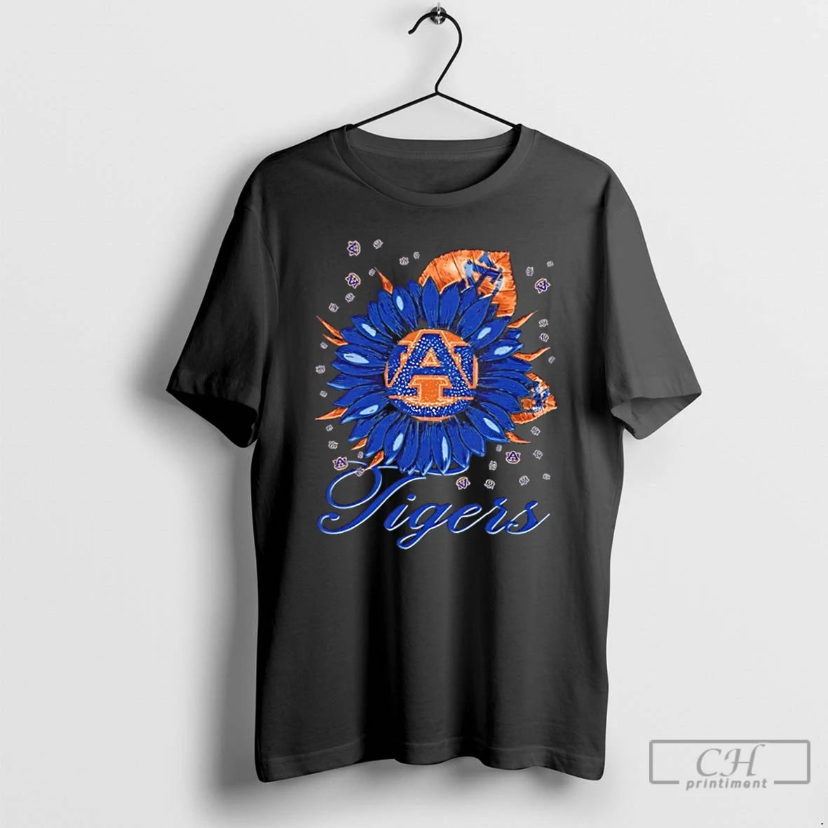 Premium Sunflower X Auburn Tigers Football Logo T-Shirts, Hoodie, Sweatshirt | InkThreadWorks.com