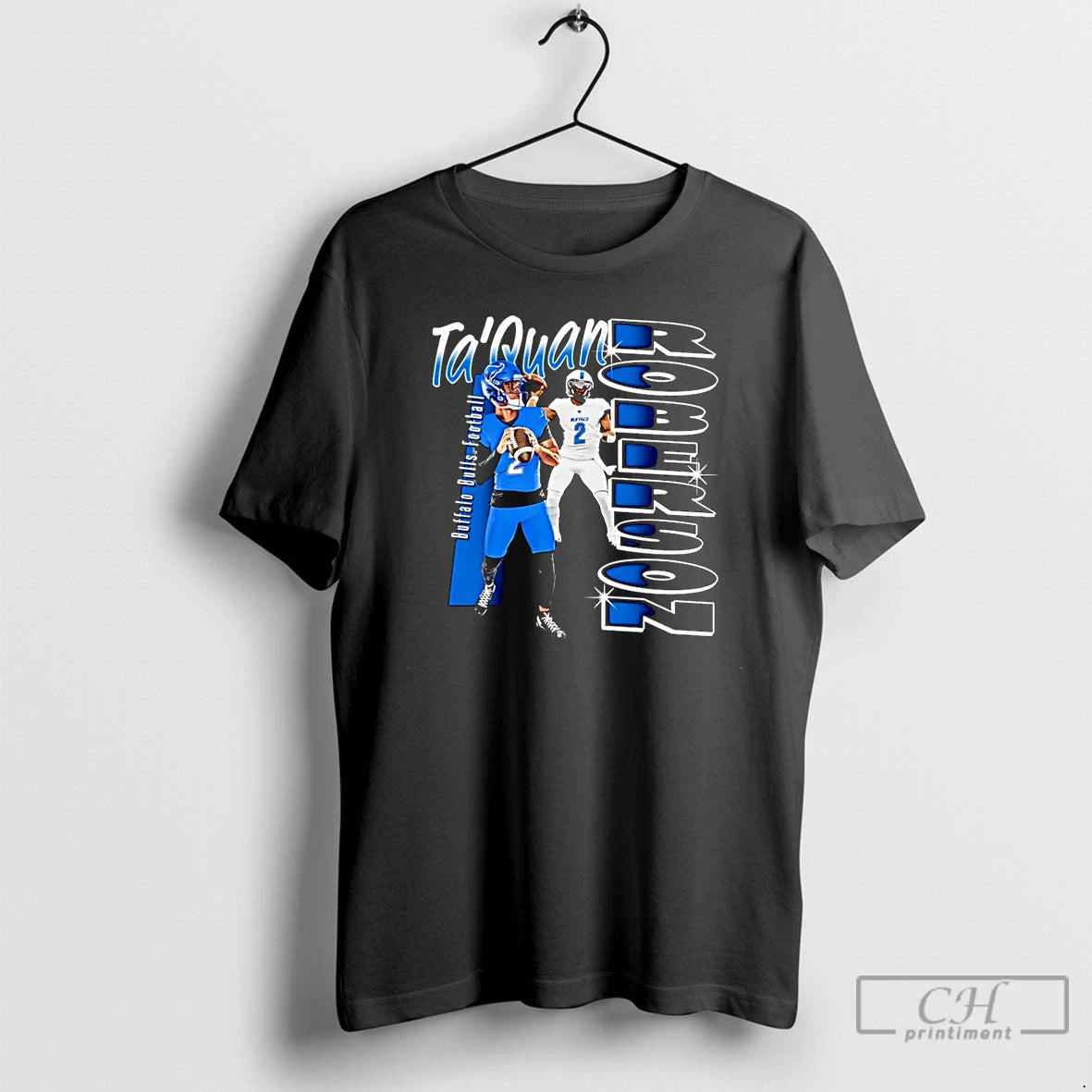 Premium Taquan Roberson Buffalo Bulls Graphic Christmas T-Shirts, Hoodie, Sweatshirt | InkThreadWorks.com