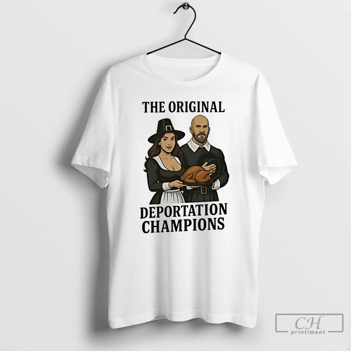 Premium The Deportation Champions Happy Thanksgiving T-Shirts, Hoodie, Sweatshirt | InkThreadWorks.com
