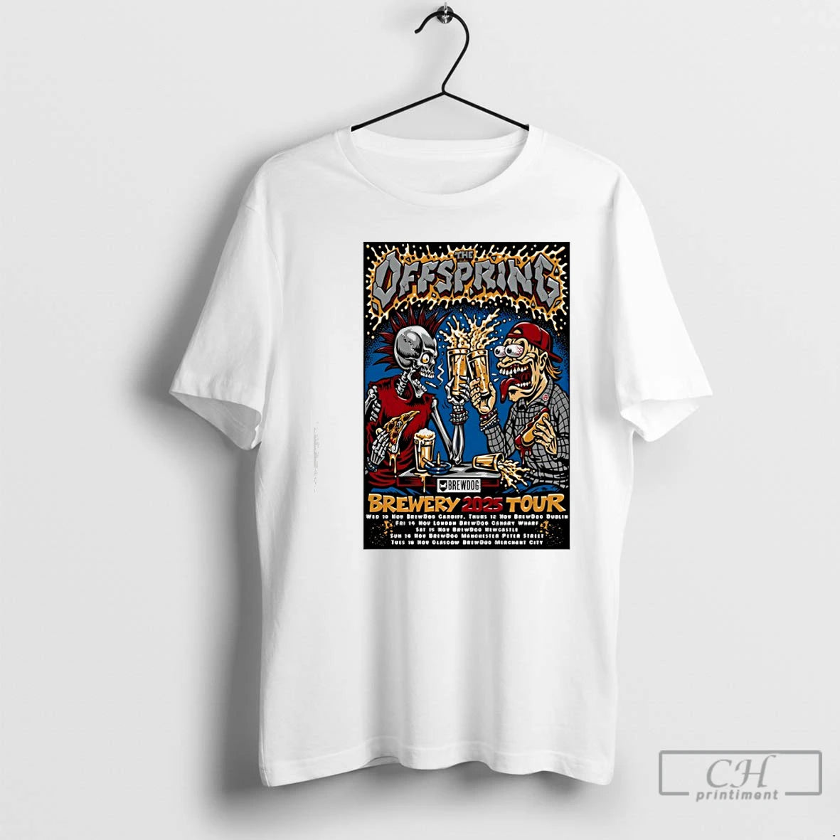 Premium The Offspring Brewery Tour 2025 T-Shirts, Hoodie, Sweatshirt | InkThreadWorks.com