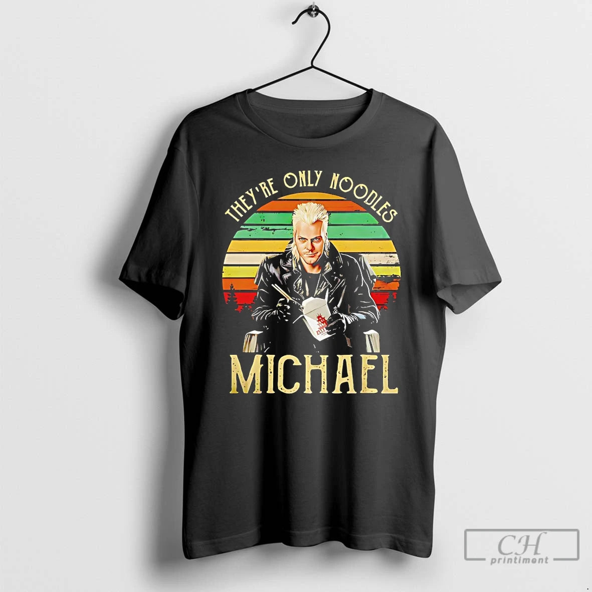 Premium Theyre Only Noodles Michael Vintage T-Shirts, Hoodie, Sweatshirt | InkThreadWorks.com